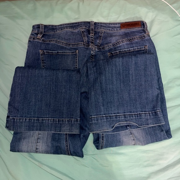 Rock and Roll Denim Front Seam Trousers - Picture 3 of 5